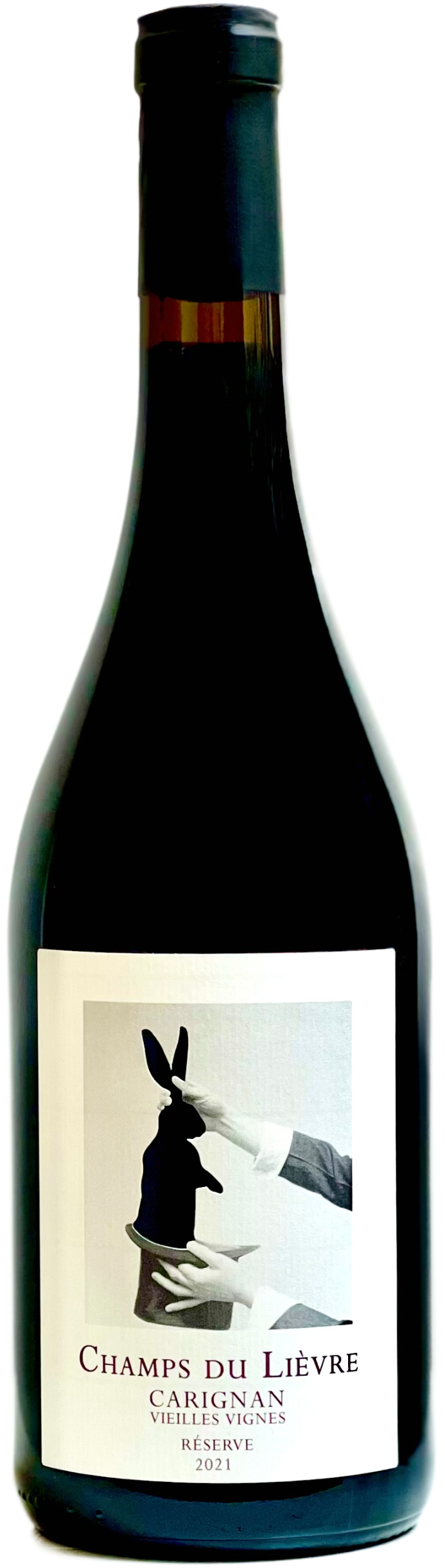 Champs du Lièvre Carignan Réserve bottle